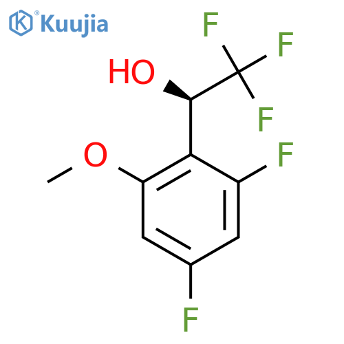 (1R)-1-(2,4-difluoro-6-methoxyphenyl)-2,2,2-trifluoroethan-1-ol structure