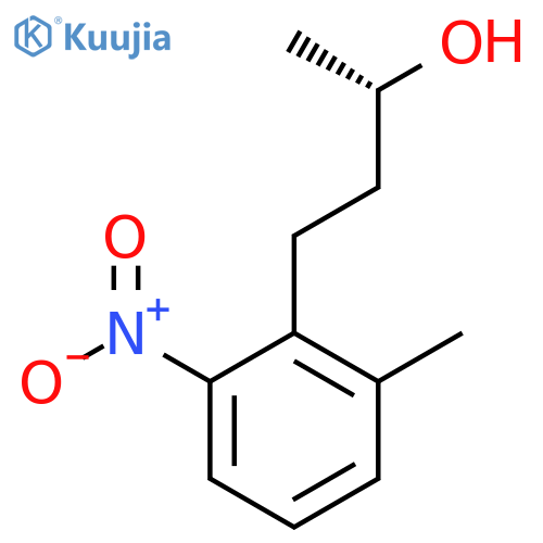(2S)-4-(2-methyl-6-nitrophenyl)butan-2-ol structure