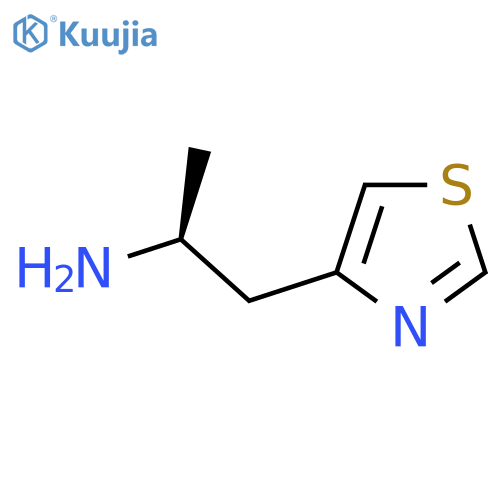 (2S)-1-(1,3-thiazol-4-yl)propan-2-amine structure