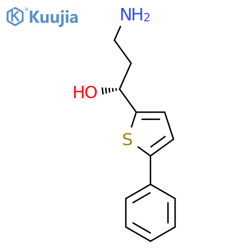 (1R)-3-amino-1-(5-phenylthiophen-2-yl)propan-1-ol structure