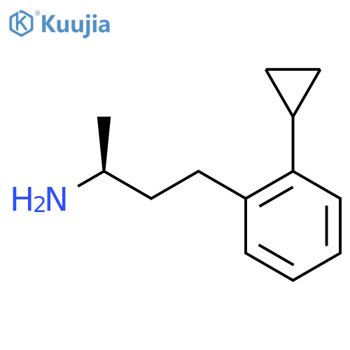 (2S)-4-(2-cyclopropylphenyl)butan-2-amine structure
