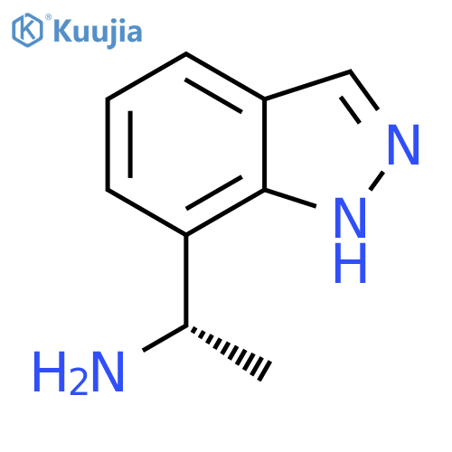 (1S)-1-(1H-indazol-7-yl)ethan-1-amine structure