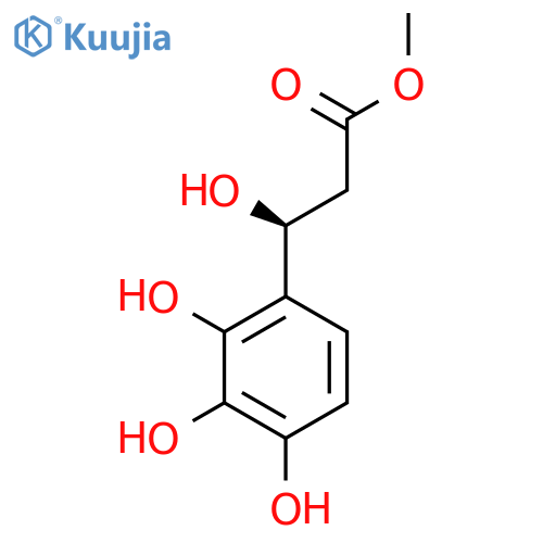 methyl (3S)-3-hydroxy-3-(2,3,4-trihydroxyphenyl)propanoate structure