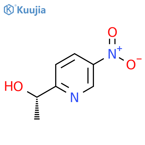 (1S)-1-(5-nitropyridin-2-yl)ethan-1-ol structure