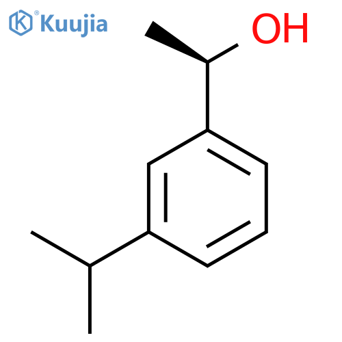 (1R)-1-3-(propan-2-yl)phenylethan-1-ol structure
