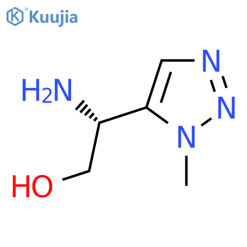 (2R)-2-amino-2-(1-methyl-1H-1,2,3-triazol-5-yl)ethan-1-ol structure