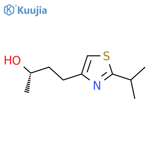 (2S)-4-2-(propan-2-yl)-1,3-thiazol-4-ylbutan-2-ol structure