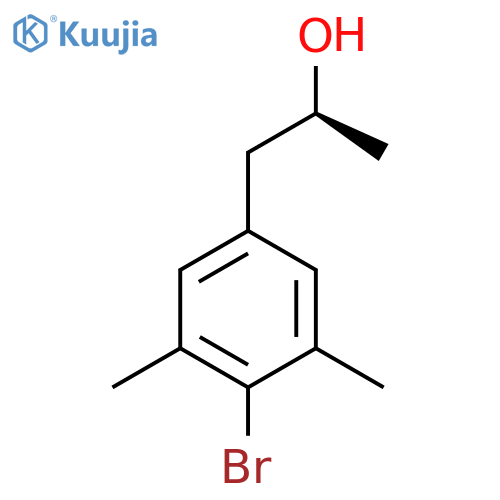 (2S)-1-(4-bromo-3,5-dimethylphenyl)propan-2-ol structure