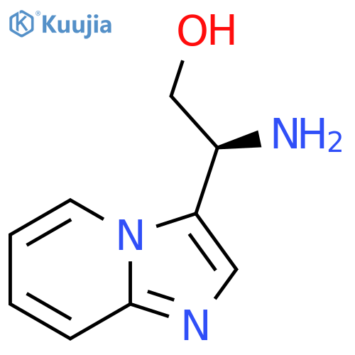(2S)-2-amino-2-{imidazo1,2-apyridin-3-yl}ethan-1-ol structure