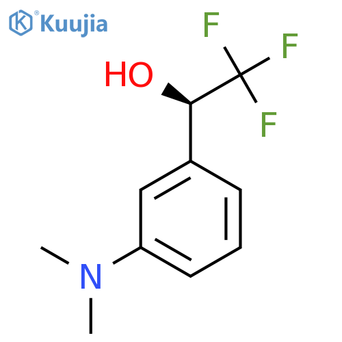 (1R)-1-3-(dimethylamino)phenyl-2,2,2-trifluoroethan-1-ol structure