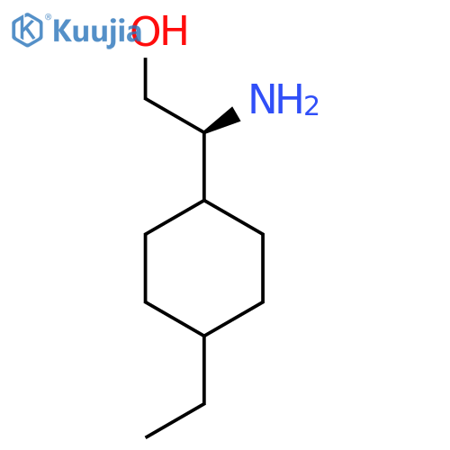 (2S)-2-amino-2-(4-ethylcyclohexyl)ethan-1-ol structure