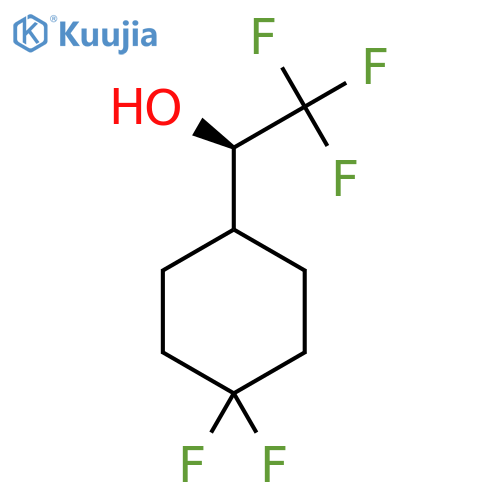 (1R)-1-(4,4-difluorocyclohexyl)-2,2,2-trifluoroethan-1-ol structure