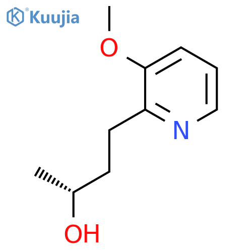 (2R)-4-(3-methoxypyridin-2-yl)butan-2-ol structure