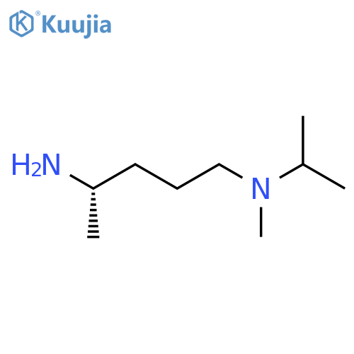 (4S)-4-aminopentyl(methyl)(propan-2-yl)amine structure