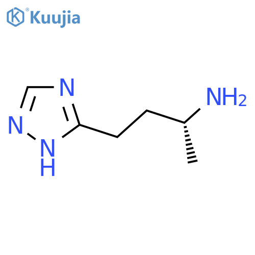 (2R)-4-(1H-1,2,4-triazol-3-yl)butan-2-amine structure