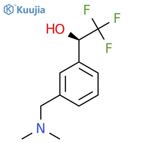 (1R)-1-{3-(dimethylamino)methylphenyl}-2,2,2-trifluoroethan-1-ol structure