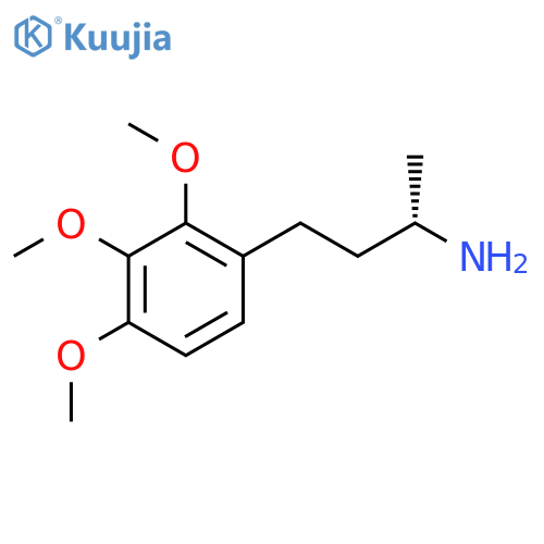 (2S)-4-(2,3,4-trimethoxyphenyl)butan-2-amine structure