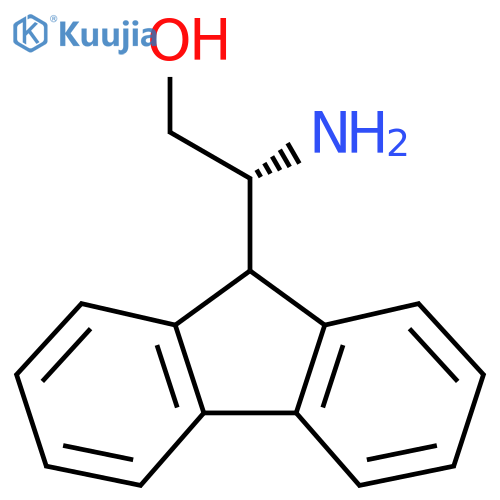 (2R)-2-amino-2-(9H-fluoren-9-yl)ethan-1-ol structure