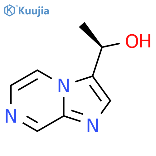 (1R)-1-{imidazo1,2-apyrazin-3-yl}ethan-1-ol structure
