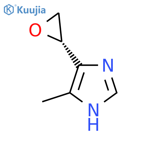 4-methyl-5-(2S)-oxiran-2-yl-1H-imidazole structure