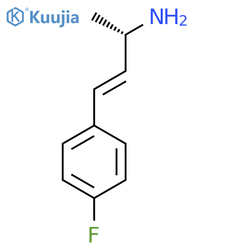 (2S)-4-(4-fluorophenyl)but-3-en-2-amine structure