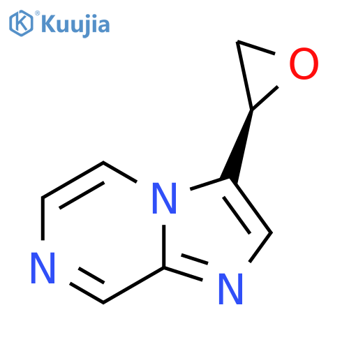3-(2S)-oxiran-2-ylimidazo1,2-apyrazine structure