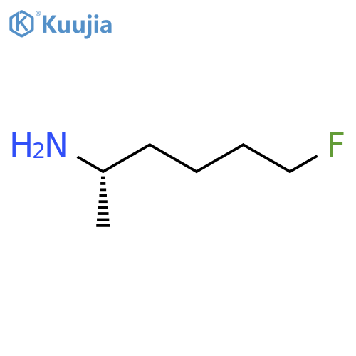(2S)-6-fluorohexan-2-amine structure