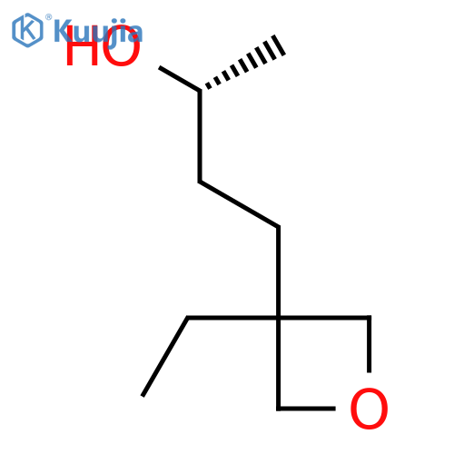 (2R)-4-(3-ethyloxetan-3-yl)butan-2-ol structure