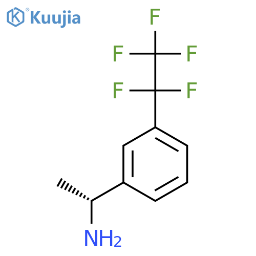 (1R)-1-3-(pentafluoroethyl)phenylethan-1-amine structure