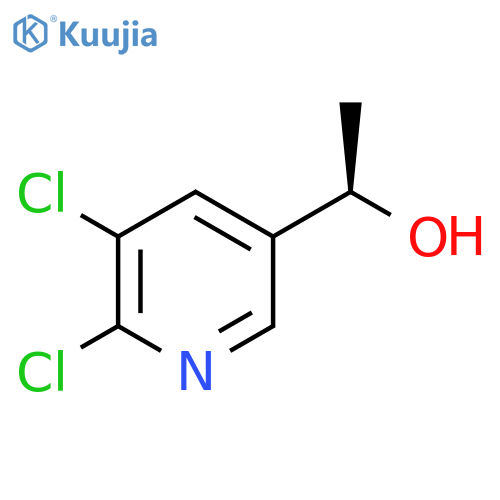 (1R)-1-(5,6-dichloropyridin-3-yl)ethan-1-ol structure