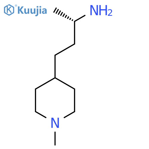 (2S)-4-(1-methylpiperidin-4-yl)butan-2-amine structure