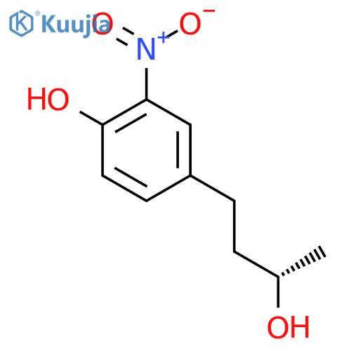 4-(3S)-3-hydroxybutyl-2-nitrophenol structure