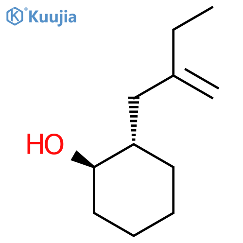 rac-(1R,2S)-2-(2-methylidenebutyl)cyclohexan-1-ol structure