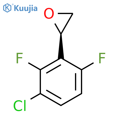 (2R)-2-(3-chloro-2,6-difluorophenyl)oxirane structure