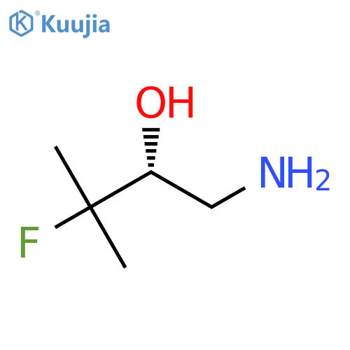 (2R)-1-amino-3-fluoro-3-methylbutan-2-ol structure