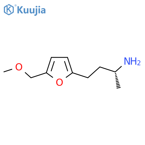 (2R)-4-5-(methoxymethyl)furan-2-ylbutan-2-amine structure