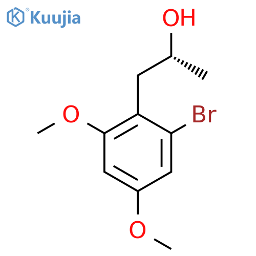 (2R)-1-(2-bromo-4,6-dimethoxyphenyl)propan-2-ol structure