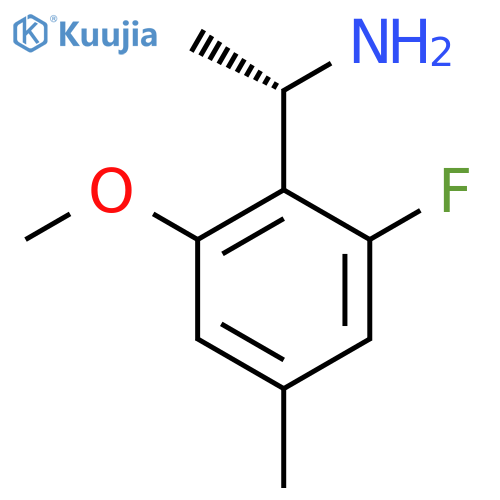 (1S)-1-(2-fluoro-6-methoxy-4-methylphenyl)ethan-1-amine structure