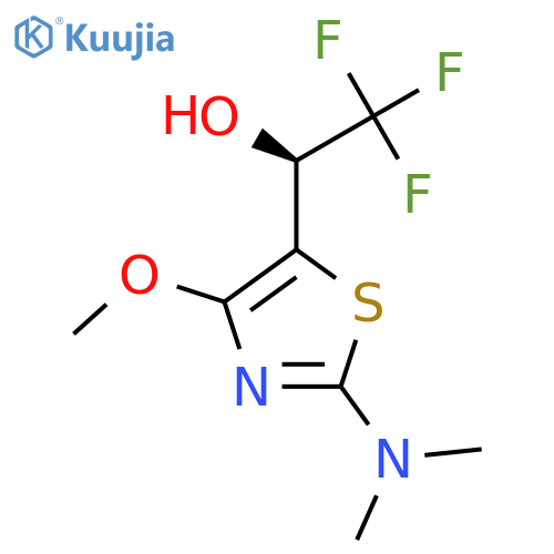 (1S)-1-2-(dimethylamino)-4-methoxy-1,3-thiazol-5-yl-2,2,2-trifluoroethan-1-ol structure