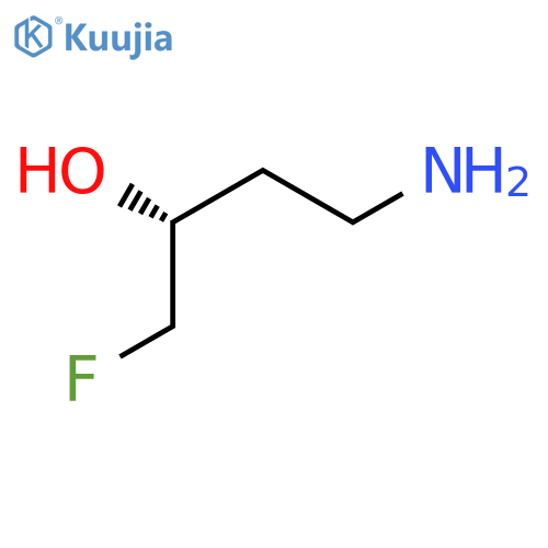 (2R)-4-amino-1-fluorobutan-2-ol structure