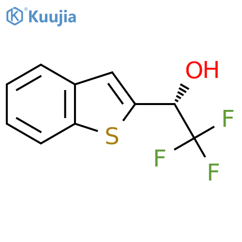 (1R)-1-(1-benzothiophen-2-yl)-2,2,2-trifluoroethan-1-ol structure