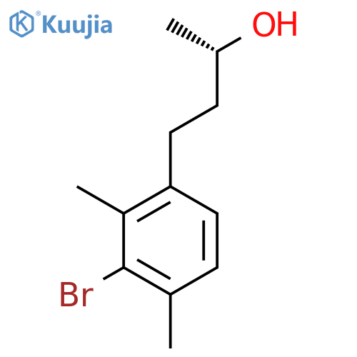 (2S)-4-(3-bromo-2,4-dimethylphenyl)butan-2-ol structure