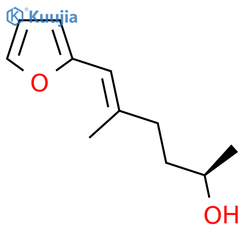 (2R)-6-(furan-2-yl)-5-methylhex-5-en-2-ol structure