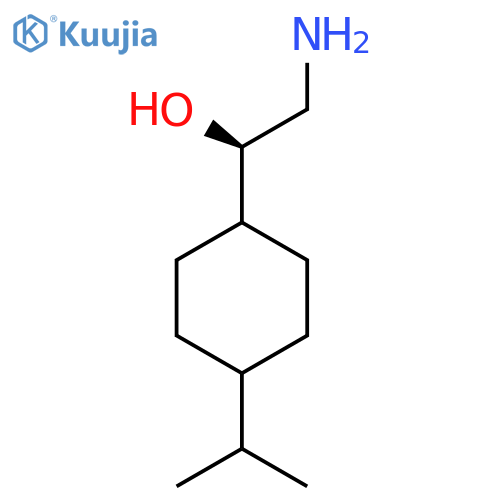 (1R)-2-amino-1-4-(propan-2-yl)cyclohexylethan-1-ol structure
