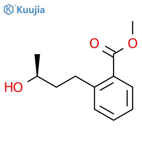 methyl 2-(3S)-3-hydroxybutylbenzoate structure