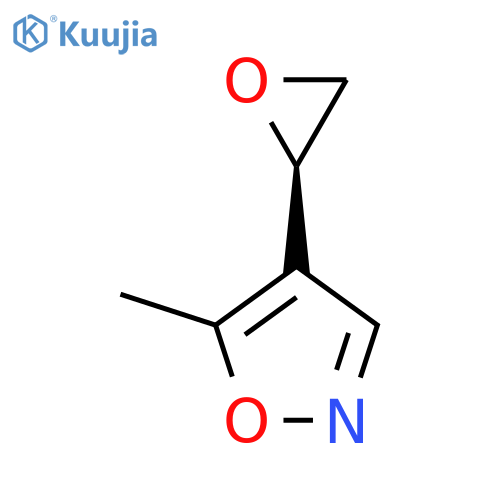 5-methyl-4-(2R)-oxiran-2-yl-1,2-oxazole structure
