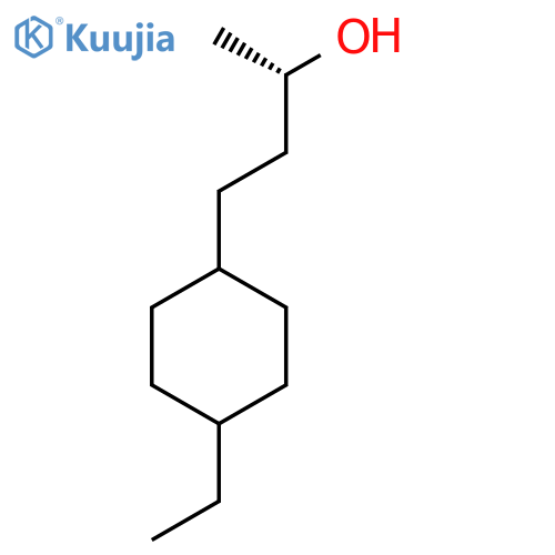 (2S)-4-(4-ethylcyclohexyl)butan-2-ol structure