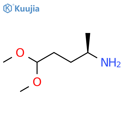 (2R)-5,5-dimethoxypentan-2-amine structure