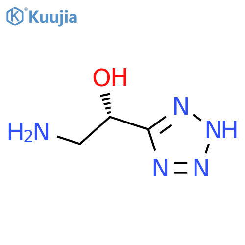 (1S)-2-amino-1-(1H-1,2,3,4-tetrazol-5-yl)ethan-1-ol structure
