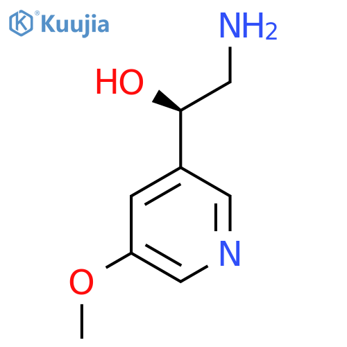 (1R)-2-amino-1-(5-methoxypyridin-3-yl)ethan-1-ol structure